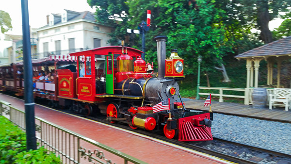 Disneyland train has arrived